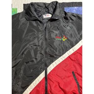 Vintage Kellogg's Racing Jacket Sz Small 90s Colorblock Retro Made In USA